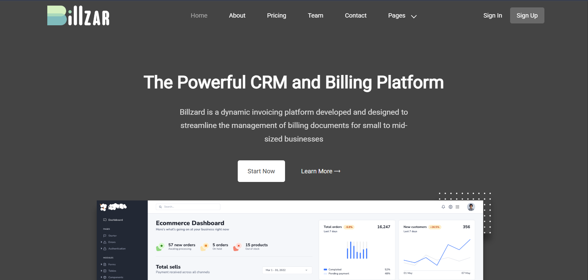 CRM and Billing Platform